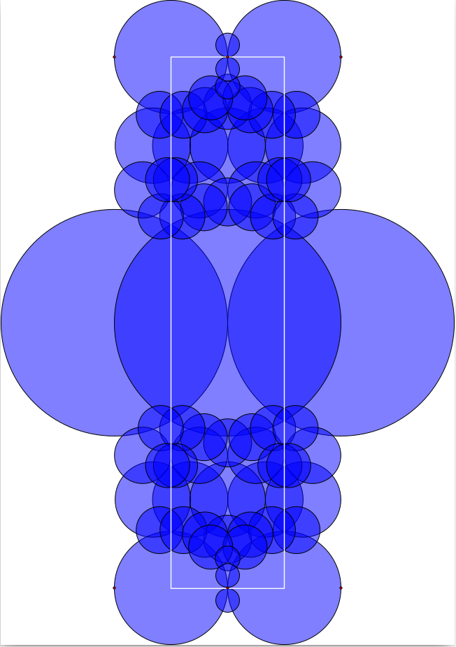 Fundamental domain for a Bianchi group