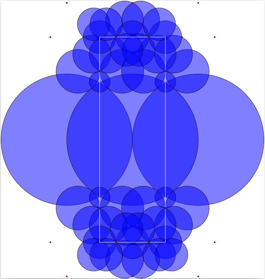 Fundamental domain for a Bianchi group